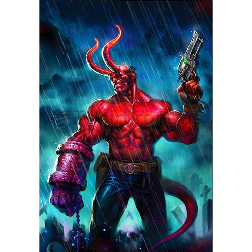 Hellboy BPRD T-shirts Iron On Transfers N5002 - Click Image to Close